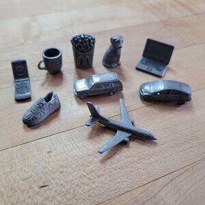 Monopoly Replacement Pieces Token Game Car Laptop Flip Phone Fries Starbucks Cup